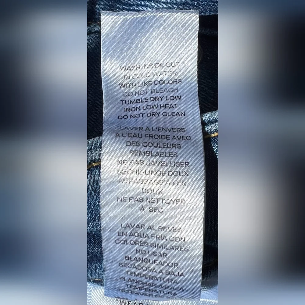 Good American Classic Denim Straight Leg Jeans - Picture 5 of 10